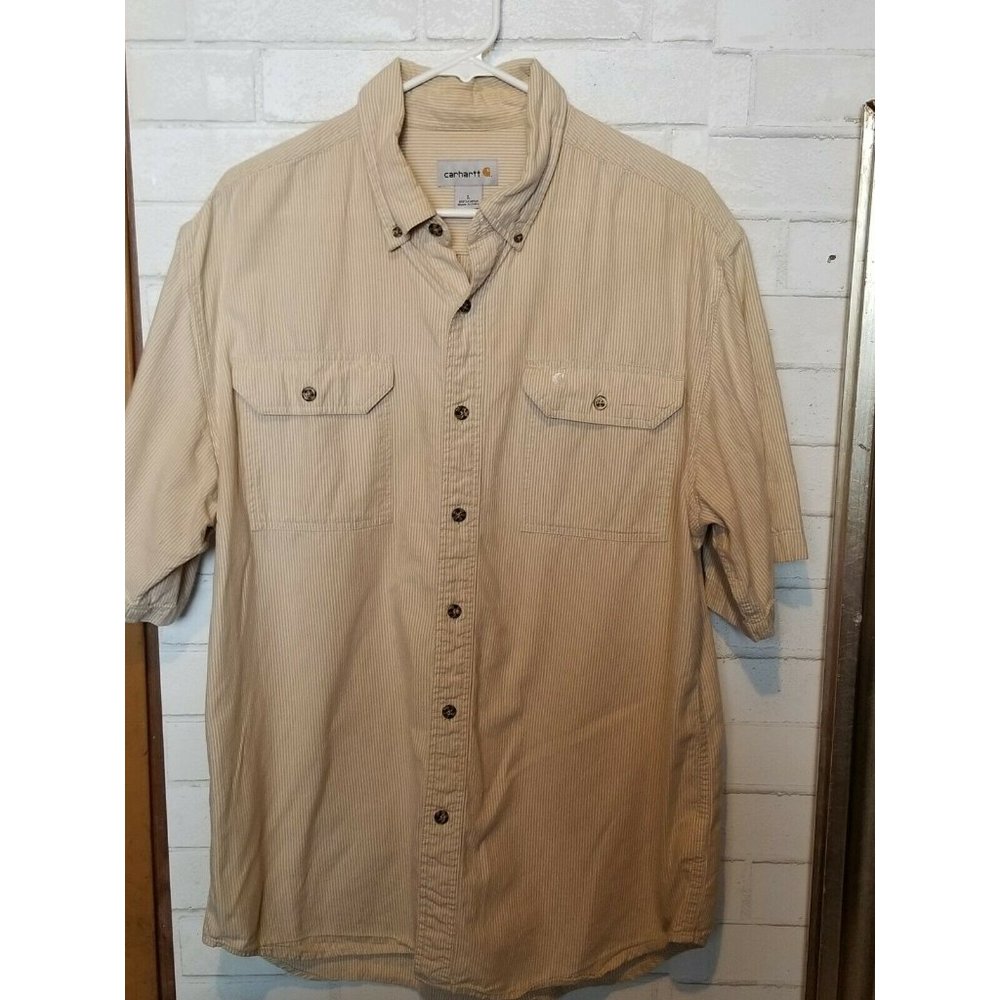 Carhartt Men's Short Sleeve buttondown shirt Size
